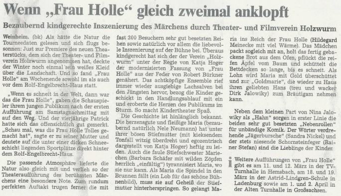 Frau Holle Presse